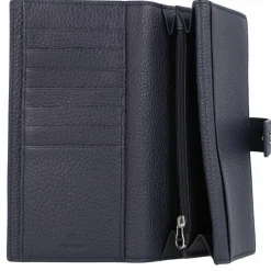 AIGNER Damengeldbörsen Querformat<Basics Geldbörse Leder 19 cm marine