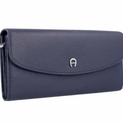 Online AIGNER Basics Geldbörse Leder 19,5cm marine