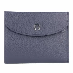AIGNER Damengeldbörsen Querformat<Basics II Geldbörse Leder 12 cm marine