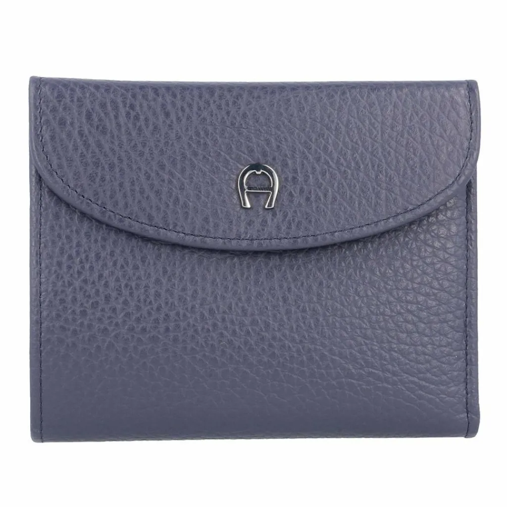 AIGNER Damengeldbörsen Querformat<Basics II Geldbörse Leder 12 cm marine