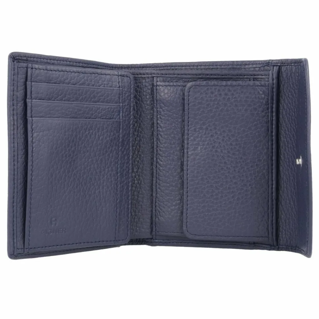 AIGNER Damengeldbörsen Querformat<Basics II Geldbörse Leder 12 cm marine