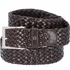 Herren AIGNER Business Flechtgürtel Leder