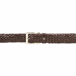 Herren AIGNER Business Flechtgürtel Leder