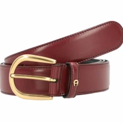 AIGNER Herrengürtel<Business Gürtel Leder antic