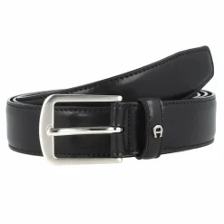 AIGNER Herrengürtel<Business Gürtel Leder black