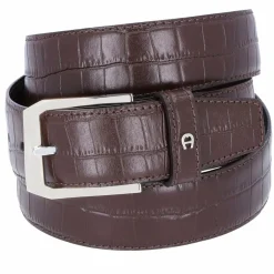 AIGNER Herrengürtel<Business Gürtel Leder ebony