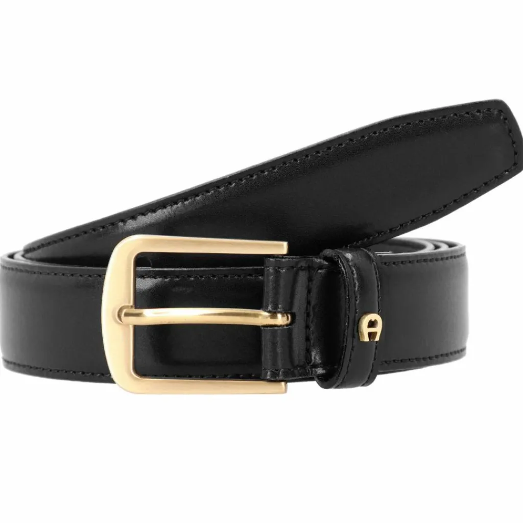 AIGNER Damengürtel<Business Gürtel Leder black