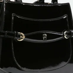 New AIGNER Cavallo Handtasche Leder 28 cm black
