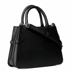 AIGNER Henkeltaschen<Cavallo Handtasche Leder 24 cm black