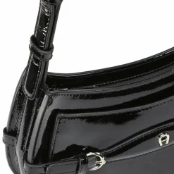 Online AIGNER Cavallo Schultertasche Leder 26 cm black