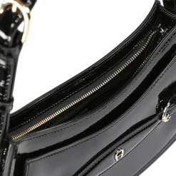 Online AIGNER Cavallo Schultertasche Leder 26 cm black