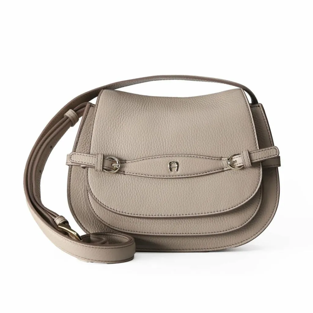 AIGNER Cavallo Umhängetasche S Leder 24 cm alpaca beige