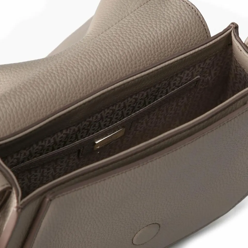 AIGNER Cavallo Umhängetasche S Leder 24 cm alpaca beige