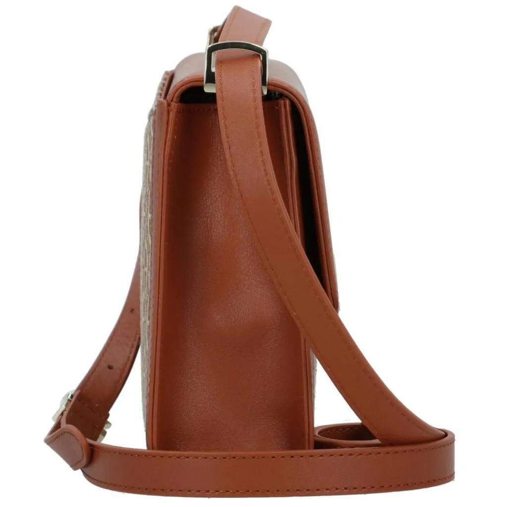 AIGNER Umhängetaschen<Celeste Umhängetasche Leder 23.5 cm cognac brown