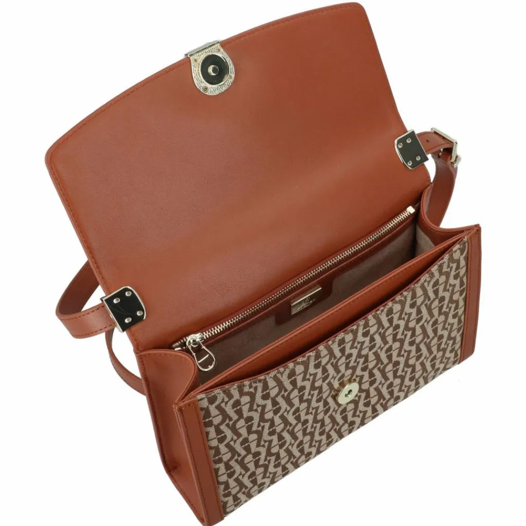 AIGNER Umhängetaschen<Celeste Umhängetasche Leder 23.5 cm cognac brown
