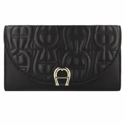 AIGNER Abendtaschen & Clutches<Clutch Geldbörse Leder 19.5 cm black