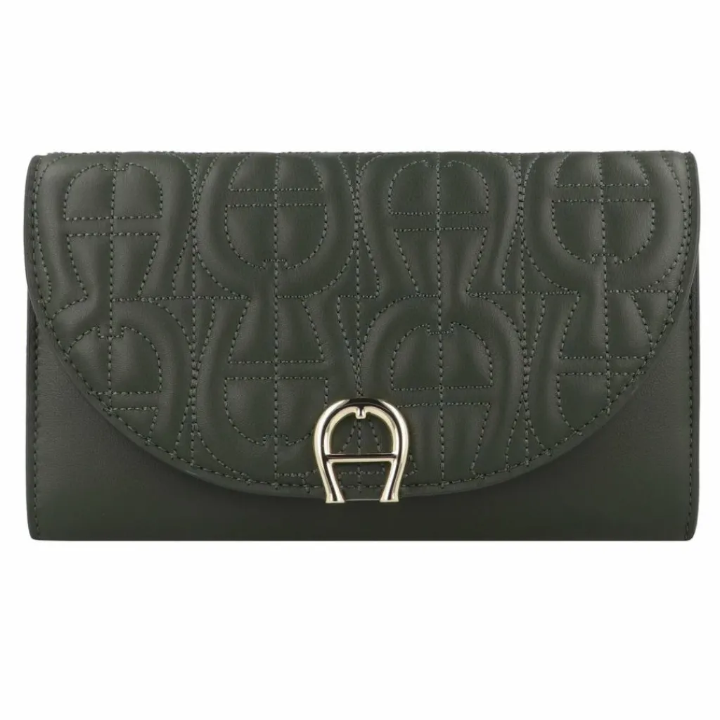 AIGNER Clutch Geldbörse Leder 19.5 cm
