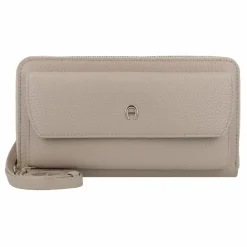 AIGNER Abendtaschen & Clutches<Clutch Geldbörse Leder 20 cm alpaca beige