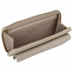 AIGNER Abendtaschen & Clutches<Clutch Geldbörse Leder 20 cm alpaca beige