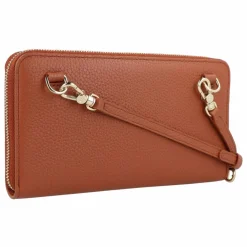 AIGNER Abendtaschen & Clutches<Clutch Geldbörse Leder 20 cm cognac brown