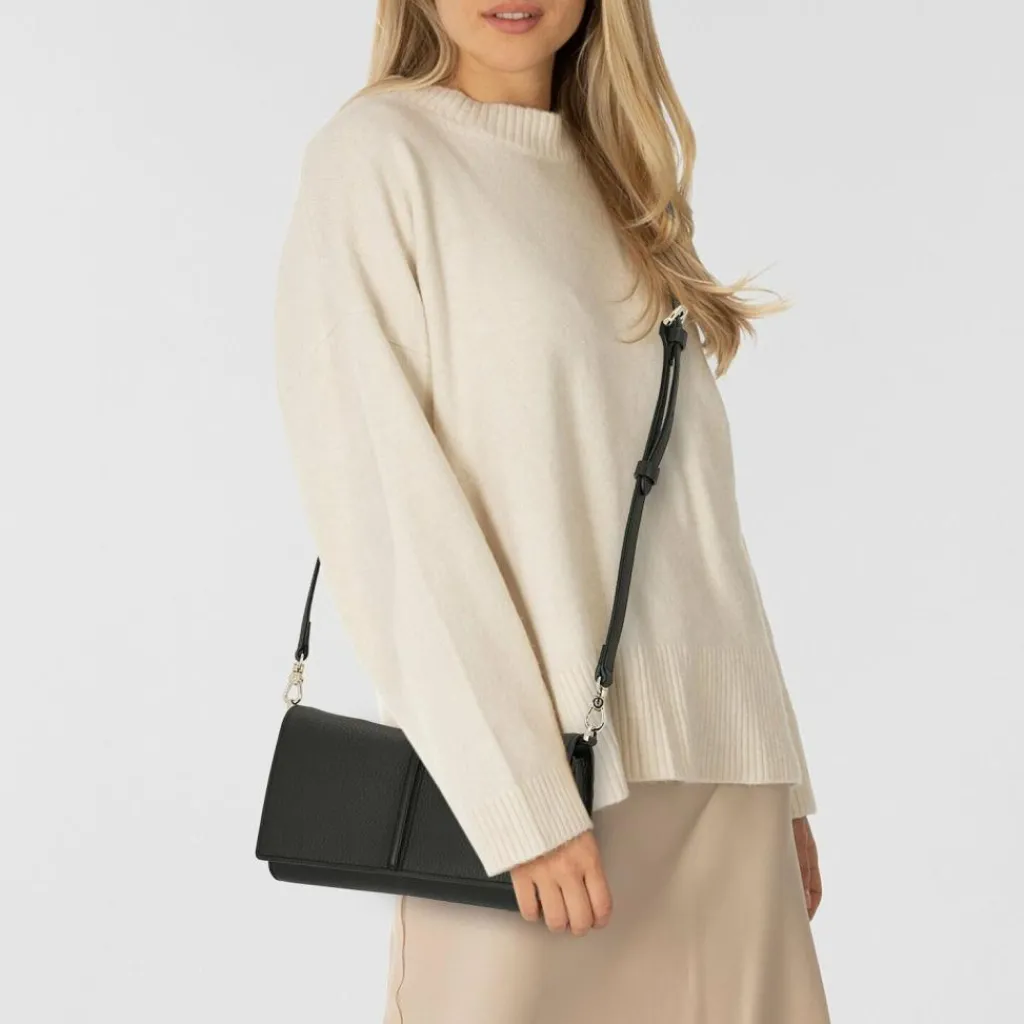 AIGNER Abendtaschen & Clutches<Clutch Geldbörse RFID Schutz Leder 21 cm black