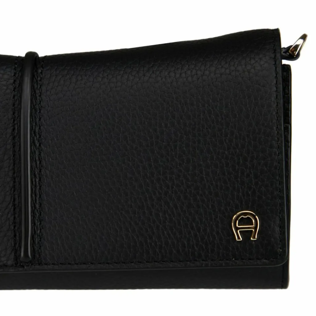 AIGNER Abendtaschen & Clutches<Clutch Geldbörse RFID Schutz Leder 21 cm black