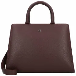 AIGNER Henkeltaschen<Cybill Handtasche M Leder 33 cm burgundy