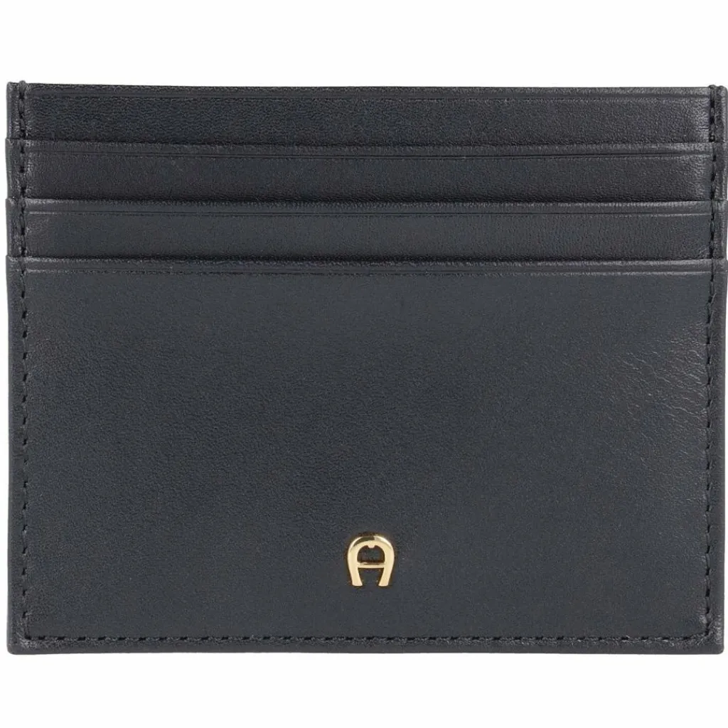 AIGNER Visitenkartenetuis<Daily Basis Kreditkartenetui Leder 10 cm schwarz
