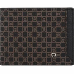 Outlet AIGNER Daniele Geldbörse Leder 10.5 cm dadino brown