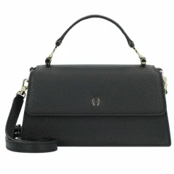 AIGNER Henkeltaschen<Delia Handtasche Leder 23 cm black