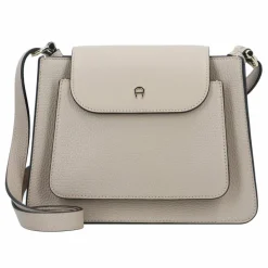 AIGNER Delia Handtasche Leder 24 cm alpaca beige