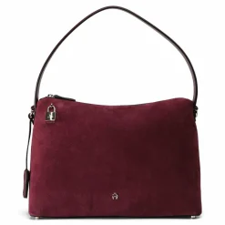 AIGNER Umhängetaschen<Delia Umhängetasche Leder 44 cm burgundy