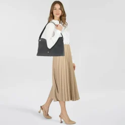 AIGNER Delia Umhängetasche Leder 44 cm