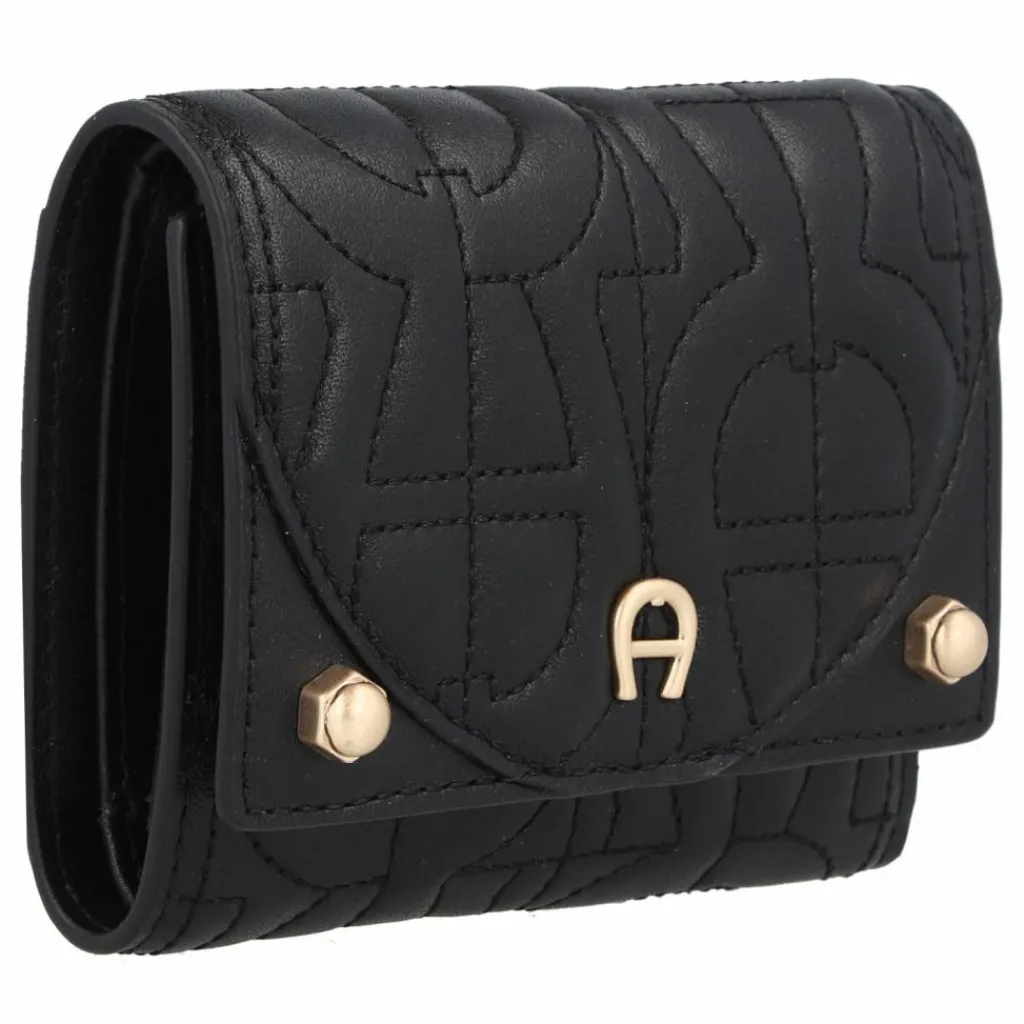 Best AIGNER Diadora Geldbörse Leder 10,5 cm black