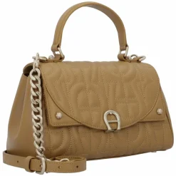 Sale AIGNER Diadora Handtasche Leder 23 cm resin yellow