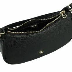 AIGNER Schultertaschen|Henkeltaschen<Diadora Schultertasche Leder 25 cm black