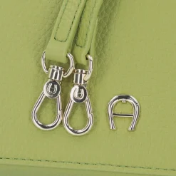 AIGNER Diadora Umhängetasche Leder 19 cm