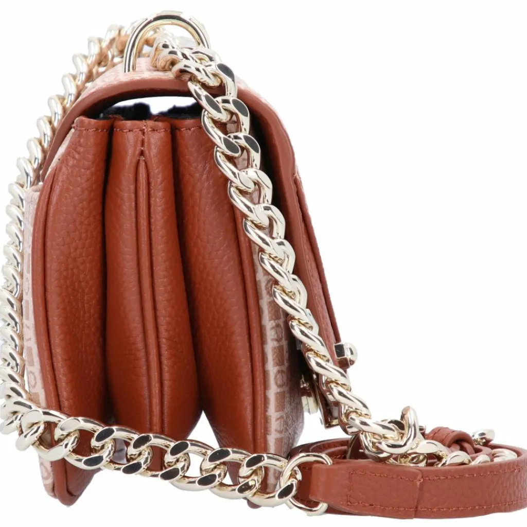 AIGNER Diadora Umhängetasche Leder 20 cm dadino beige