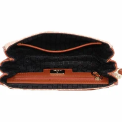 AIGNER Diadora Umhängetasche Leder 20 cm dadino beige