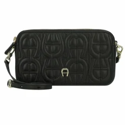 Hot AIGNER Diadora Umhängetasche Leder 19 cm black