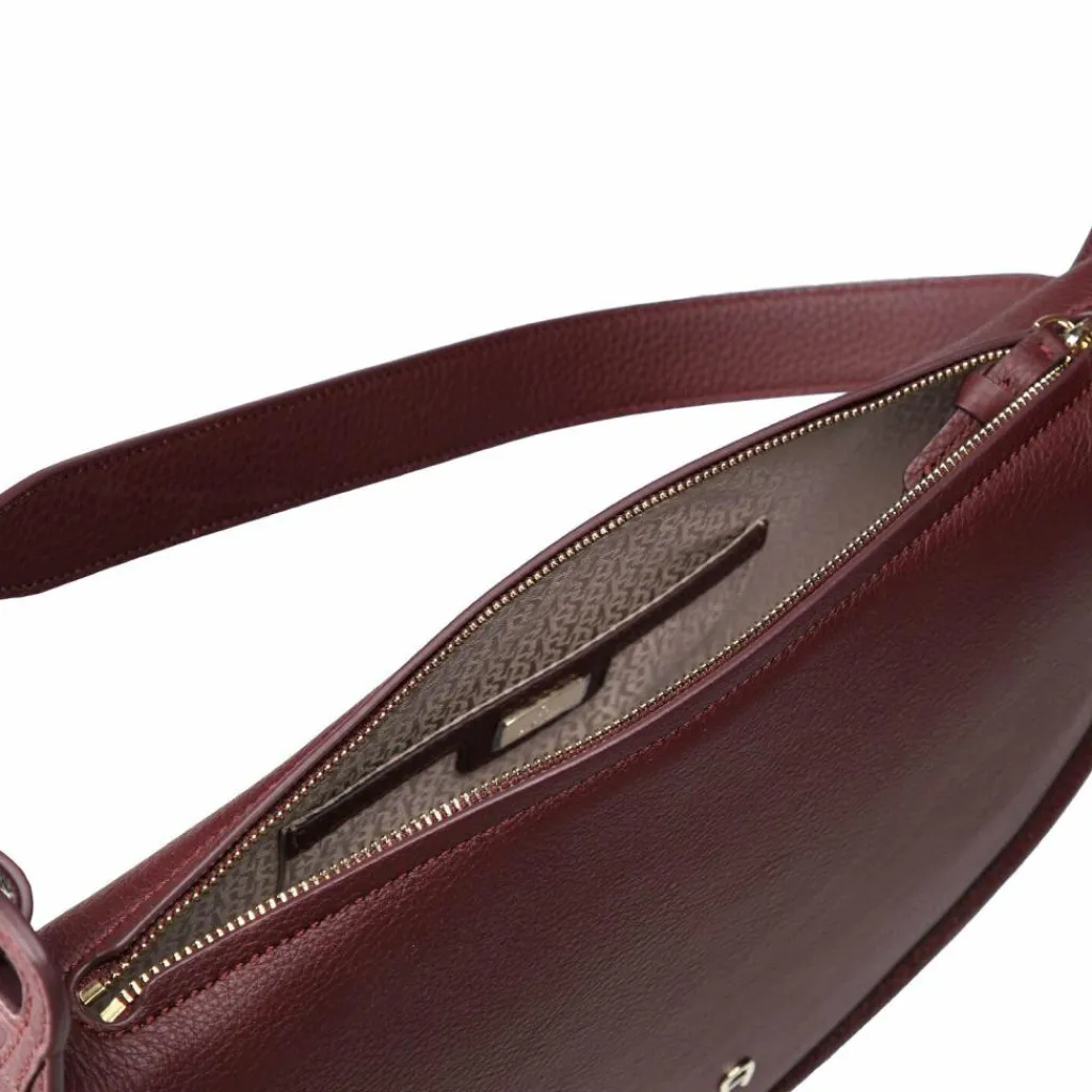 Clearance AIGNER Eliza Schultertasche Leder 25 cm port red