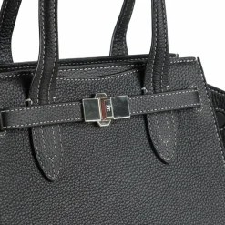 Outlet AIGNER Farah Schultertasche Leder 38 cm black