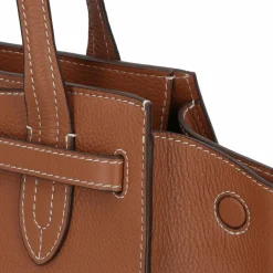 AIGNER Henkeltaschen|Schultertaschen<Farah Schultertasche Leder 38 cm cognac brown
