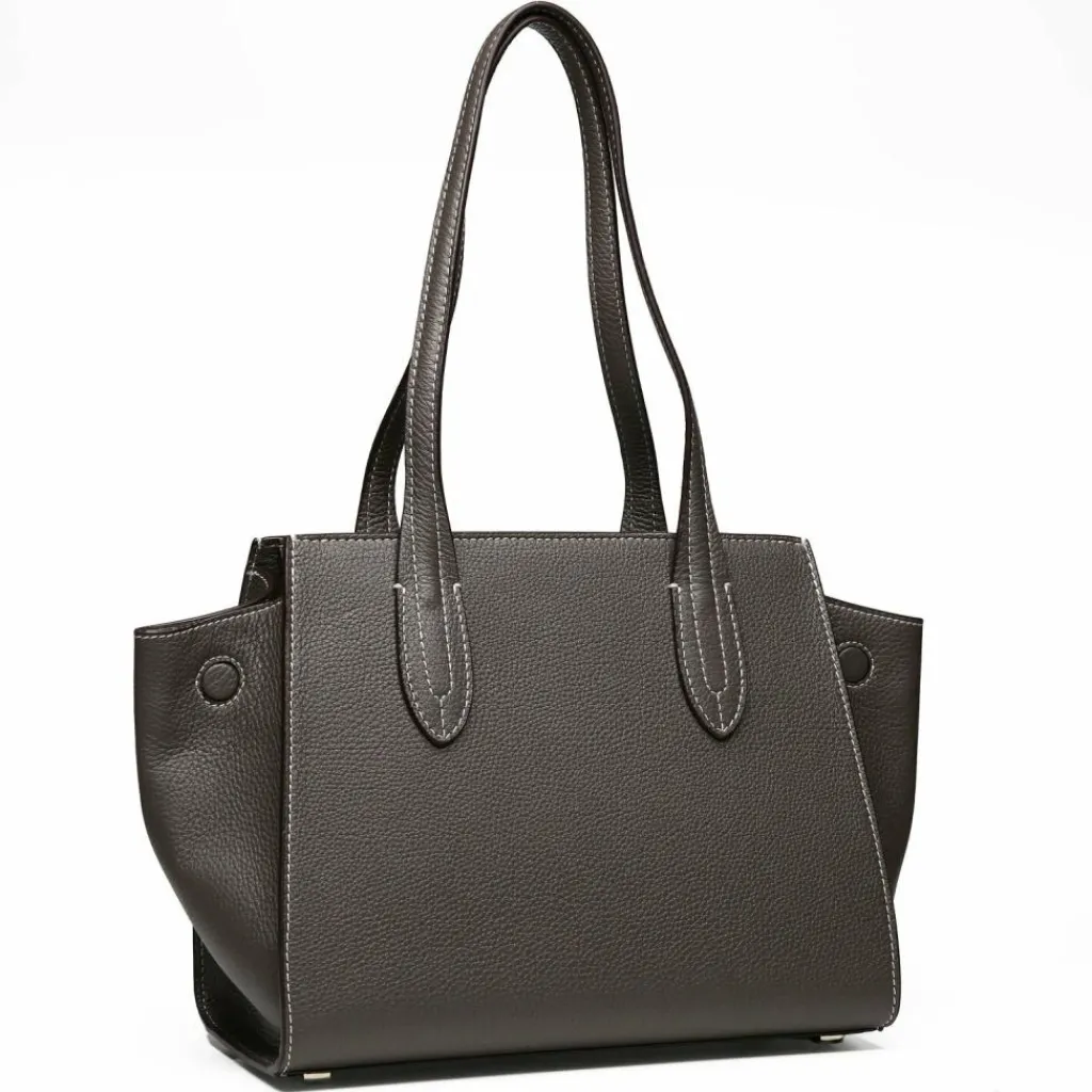 Online AIGNER Farah Schultertasche Leder 38 cm acacia brown