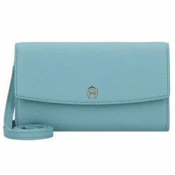 AIGNER Fashion Clutch Geldbörse Leder 12.5 cm aquamarine blue