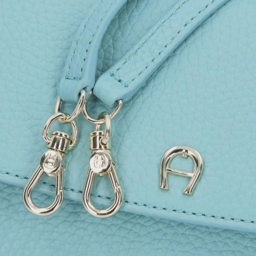 AIGNER Fashion Clutch Geldbörse Leder 12.5 cm aquamarine blue