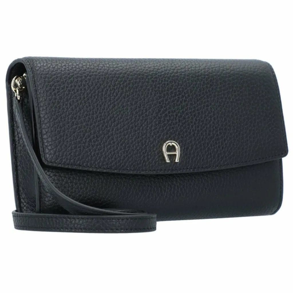 AIGNER Abendtaschen & Clutches<Fashion Clutch Geldbörse Leder 12.5 cm black