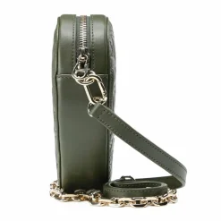 AIGNER Schultertaschen<Fashion Schultertasche Leder 19 cm dark olive