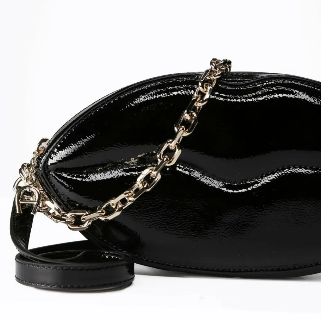 AIGNER Umhängetaschen<Fashion Umhängetasche Leder 23 cm black