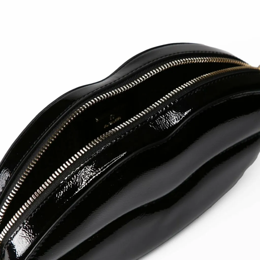 AIGNER Umhängetaschen<Fashion Umhängetasche Leder 23 cm black